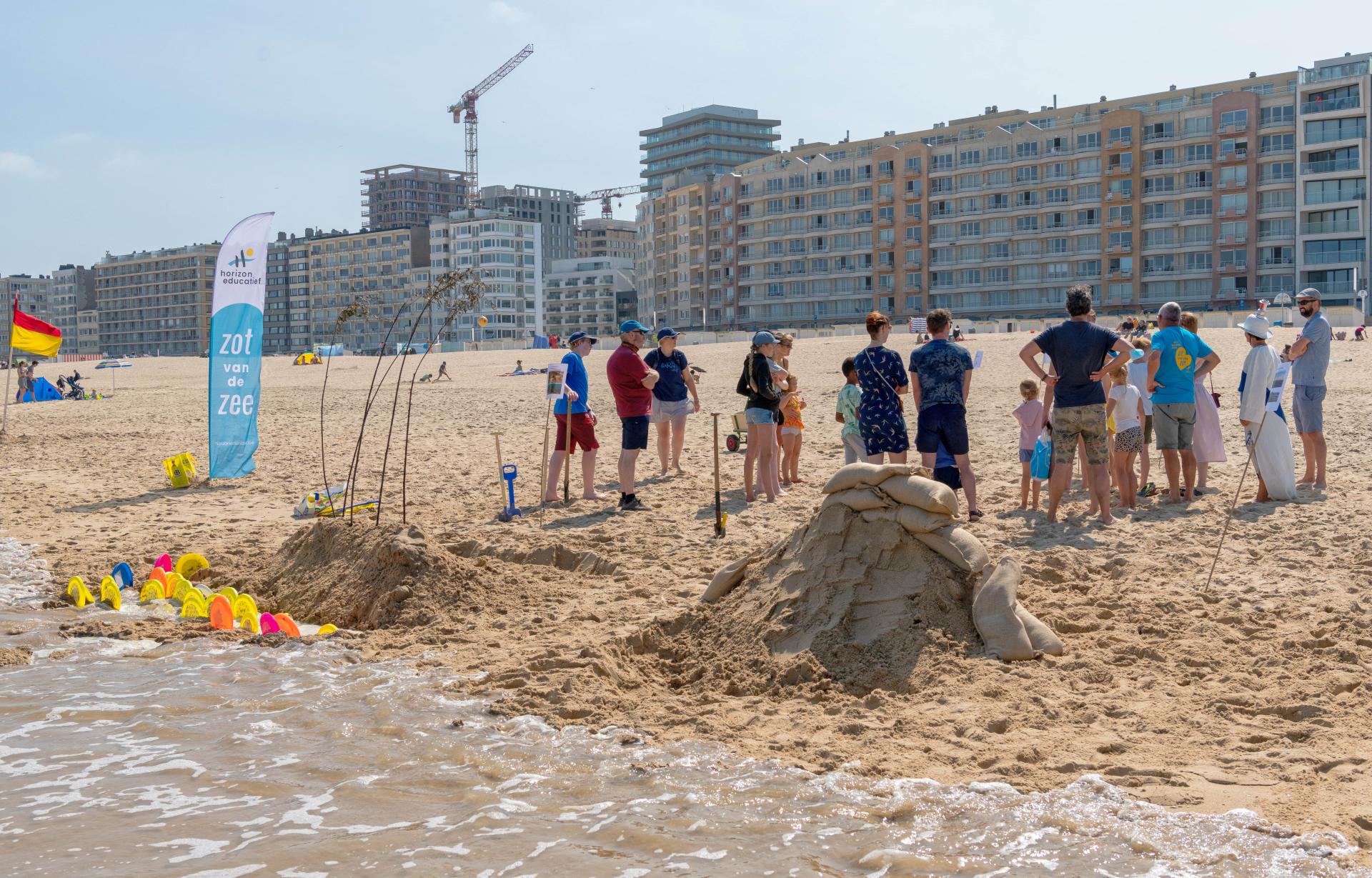 Workshop op het strand